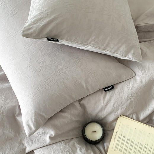 【热卖推荐】自然醒A类60支加厚长绒棉全棉立体提花轻奢四件套HS 商品图7