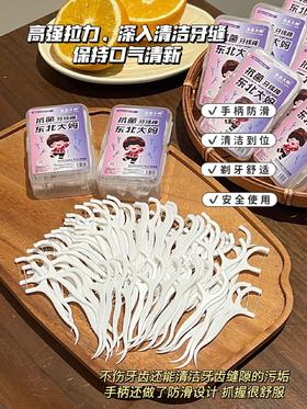 【福利品】东北大妈抗菌牙线棒宝藏护理口腔护理好物