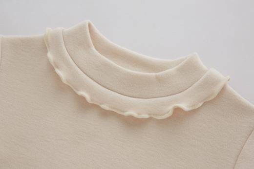 拉比童衣-3拉比花边半高领衣i5特殊色/杏色LYDC100307 商品图6