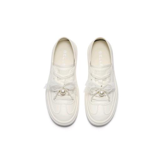 【春假专区】百丽女鞋BELL徳训小白鞋D8Y1 商品图0