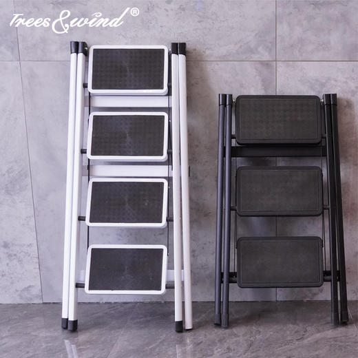 Trees&wind家用折叠梯|轻松折叠免安装，三百斤承重超稳固！可用作小凳/小桌/盆栽收纳 商品图2