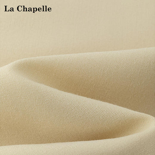 天猫同步【垂顺有型】拉夏贝尔/La Chapelle纯色抽绳松紧腰休闲阔腿裤秋季2025年新款★ 商品图5