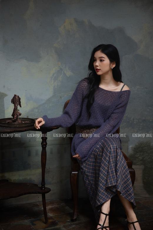 【门店同款】ENJOY秋季“光阴序语”慵懒镂空针织 164247641 商品图1