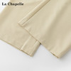 天猫同步【垂顺有型】拉夏贝尔/La Chapelle纯色抽绳松紧腰休闲阔腿裤秋季2025年新款★ 商品缩略图4