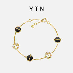 「因」系列 黄金比钻石手链