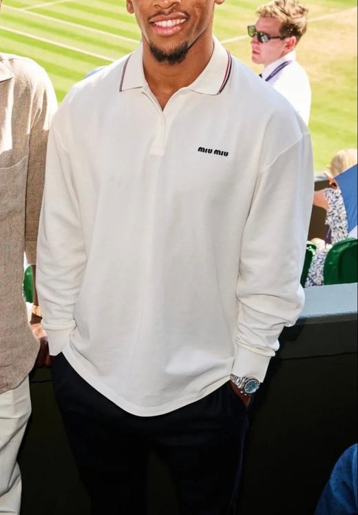 中性款logo刺绣长袖polo衫017 商品图3