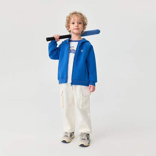 马克珍妮男童休闲运动空气卫衣儿童外套2025年宝宝秋装新品551338 商品图2