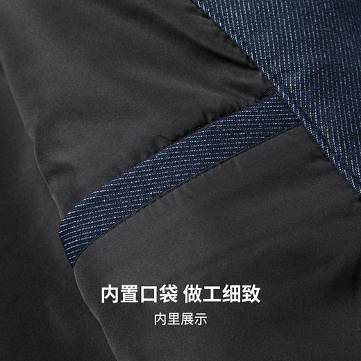 圣得西男士工装牛仔翻领夹克2025年秋季新款时尚潮流休闲外套 商品图10