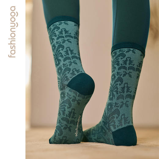 FW040舒适提花棉袜 商品图9