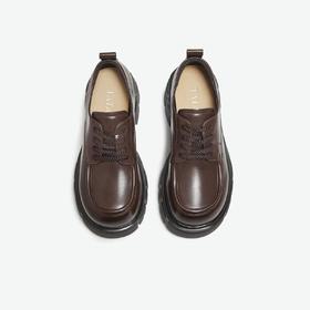 【云粉节】BF楼TATA他她女鞋2025秋季增高牛津鞋系带通勤单鞋小皮鞋鞋子CHY05CM5吊牌价869