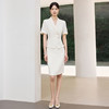 IWY/气质短袖假两件连衣裙女高端珠宝医美前台接待职业裙工作服25Q799 商品缩略图4