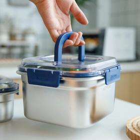 39.9元买1送1KEYIOW不锈钢316保鲜盒速冷、抗菌、⁫保鲜一冲即净基地直邮