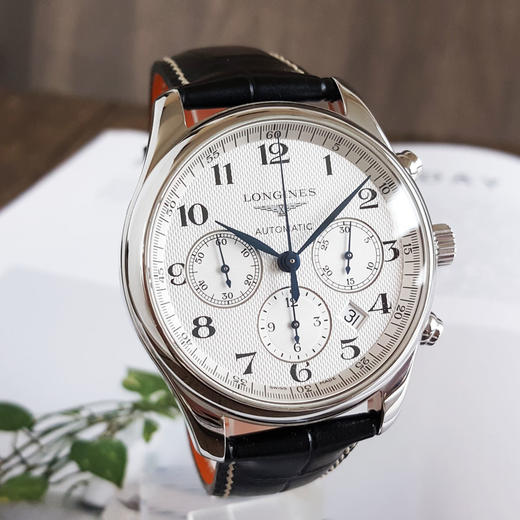 【95新】LONGINES 浪琴名匠系列L2.759.4.78.3自动机械机芯42MM（男款）日期显示、计时280725NJS18 商品图2