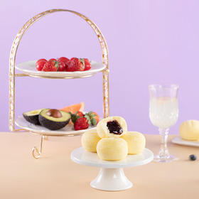 港荣蒸蛋糕蓝莓夹心480g早餐面包零食纯蛋糕西式糕点心甜品礼品盒物箱