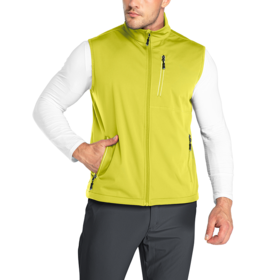 33000ft北欧大码立领春秋马夹大口袋户外运动骑行跑步安全反背心