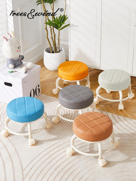 Trees&wind滑轮小凳子|家里必不可少！换鞋/遛娃/拆快递有它省事 商品图5