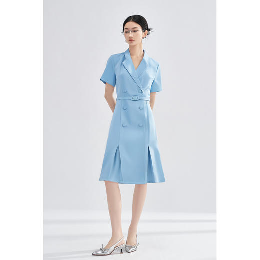 气质西装裙 米思阳2026春季时尚通勤知性修身显瘦连衣裙高级感裙子女1418 商品图3