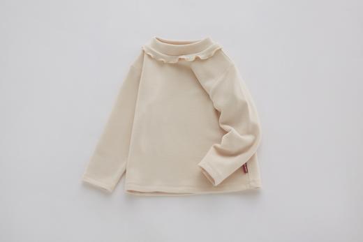 拉比童衣-3拉比花边半高领衣i5特殊色/杏色LYDC100307 商品图2