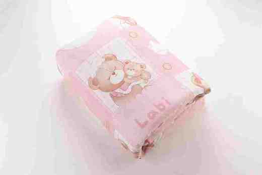 特惠拉比寝具类-4脱胆饼干格i5大童被150*120粉红/卡其色LXDE10490219/LXDE10490275 商品图1