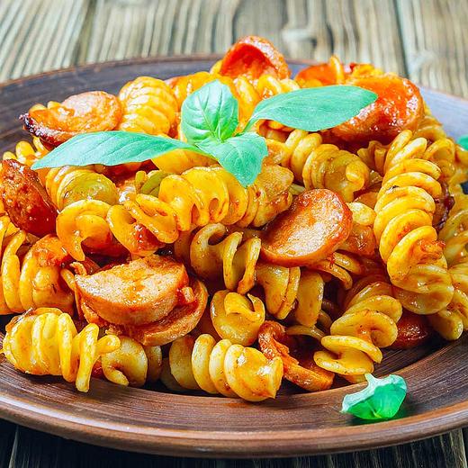 俄罗斯马克发通心面三色螺旋意面空心粉意大利面速食 商品图5