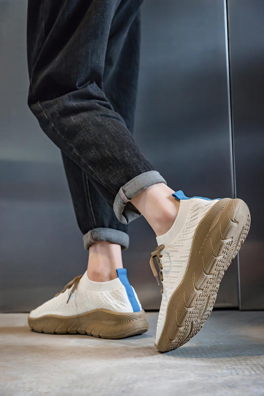 【ETHAL 情侣款一脚蹬漫步鞋】男女同款，35-44，减压缓震回弹好，暴走无压力久穿不变形，轻软透气不闷汗F8858 商品图12