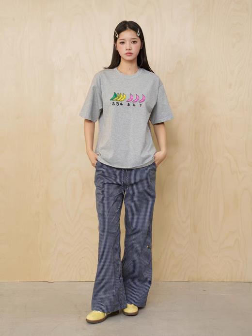 MoodLikeMe/MTX2541/香蕉的焦虑进程印花短袖T恤 商品图4