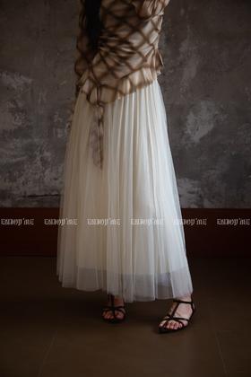 【门店同款】ENJOY秋季“光阴序语”透视网纱半裙 164443764