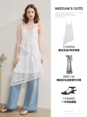 音乐节战袍，不规则裙摆，甩飞普通辣妹