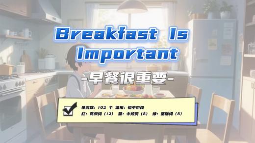 Lesson25：《Breakfast Is Important》 商品图0