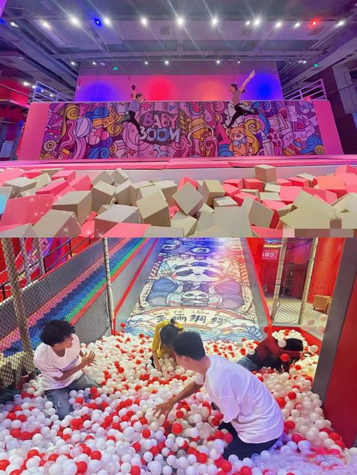 即买即用·凯德天府失重星球蹦床运动综合娱乐中心~82元起2小时畅玩：通关大挑战、飘逸卡丁车、亚洲垂直魔鬼滑梯、VR定制网红秋千、3D裸眼攀岩墙、高空拓展、西南室内长滑索、蹦床区…… 商品图5