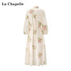 会员福利【重工刺绣！宫廷风】拉夏贝尔/La Chapelle立领刺绣新中式长袖连衣裙2025年新款 商品缩略图2