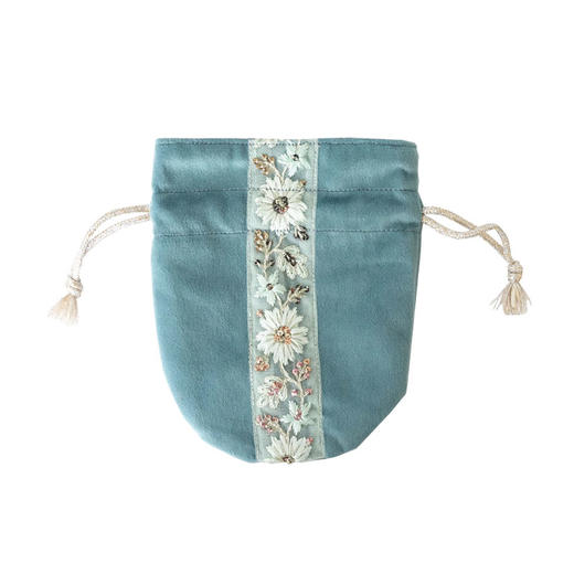 HUJI祤集Pippin收纳袋OrientMarket刺绣天鹅绒系列 商品图2