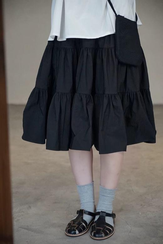 Cecilie Bahnsen 黑色细节感短裙 商品图1