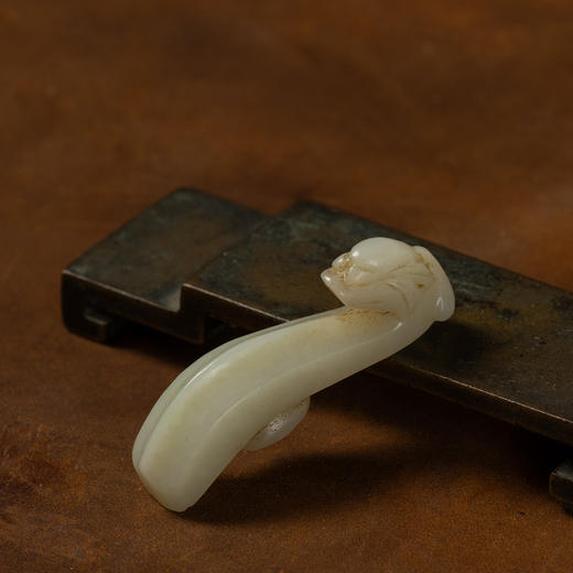 清	龙纹玉带钩 商品图0