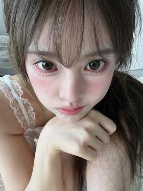 Hanawink 半年抛 甜甜圈棕 直径14.5mm着色14.2mm