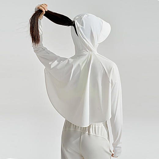 裁缝学苑AS543夏季户外遮阳连帽防晒衣纸样女装开衫冰丝上衣样板 商品图3