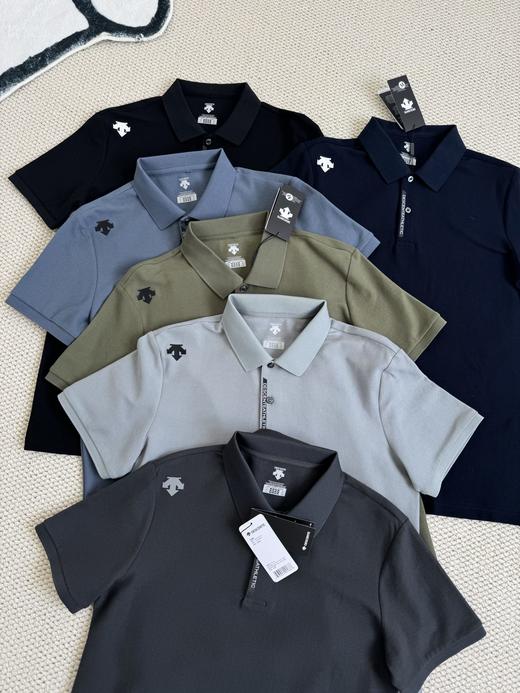 点此购买 迪桑特夏季男士都市通勤休闲百搭精梳丝光棉短袖polo衫 tuo 325855 商品图14