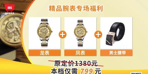 BURRSAIL龙凤呈祥机械对表 商品图7