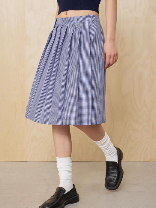 MoodLikeMe/MQZ2502/格纹百褶裙 商品图2