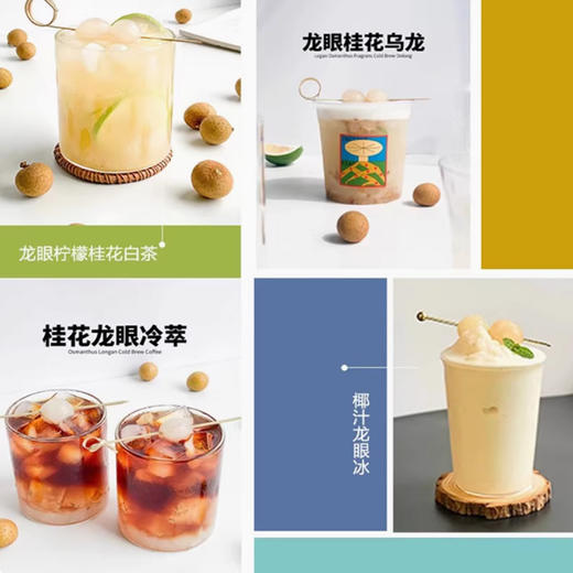 苏亚速冻龙眼汁950g冷冻龙眼汁多肉桂圆鲜榨浓缩水果茶原汁原浆奶茶茶饮原料商用 商品图1