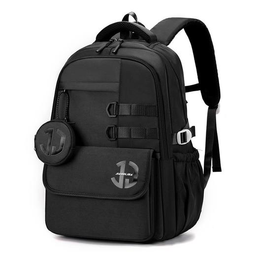 男生初高中高级感双肩包 轻便背包大容量耐脏大学生书包简约通用电脑包 商品图1