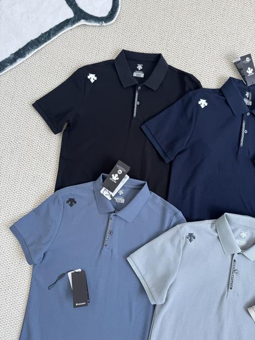 点此购买 迪桑特夏季男士都市通勤休闲百搭精梳丝光棉短袖polo衫 tuo 325855 商品图9