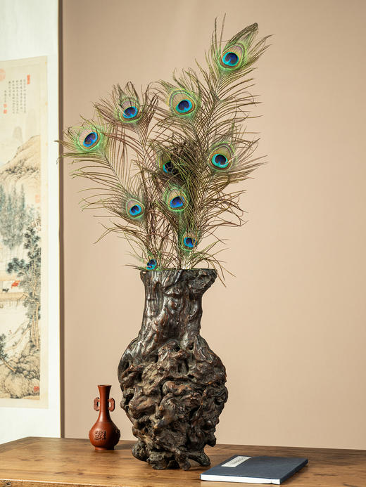 清	奇木根结形花瓶摆件 商品图1