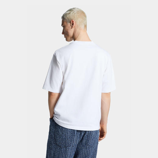 DSQUARED2 男士徽标印花棉质圆领短袖T恤 白色 S74GD1435 S24583 100 商品图3