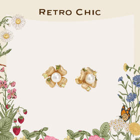 Garden of Eden 伊甸园系列 | 伊甸园金色繁花耳钉