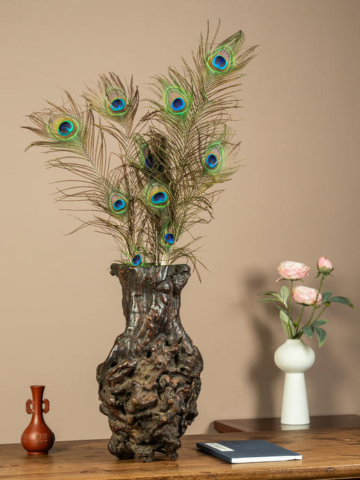 清	奇木根结形花瓶摆件 商品图0