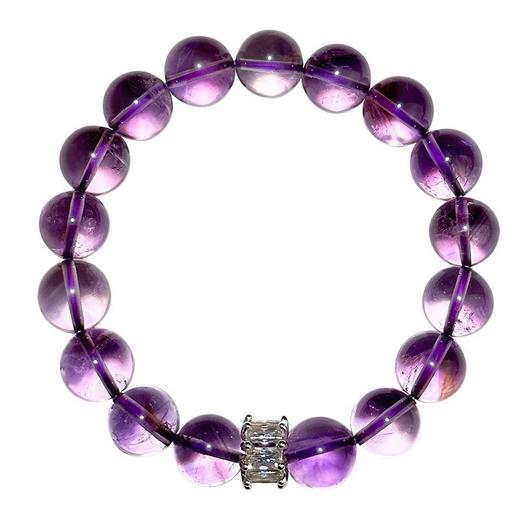 <有书独家>【超美❗九紫离火紫水晶手串】下单含证书盒子，璀璨火彩，冰透水润，色泽醇厚，天然多宝水晶饰品手链紫水晶超七幽灵爆款L 商品图4