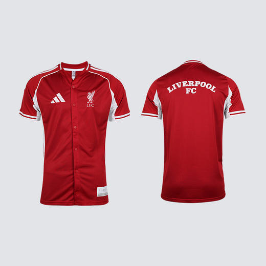 小李子ADIDAS阿迪达斯利物浦舒适透气棒球风文化短袖成人男JW5480 商品图4