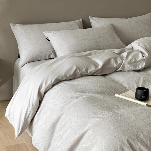 【热卖推荐】自然醒A类60支加厚长绒棉全棉立体提花轻奢四件套HS 商品图9