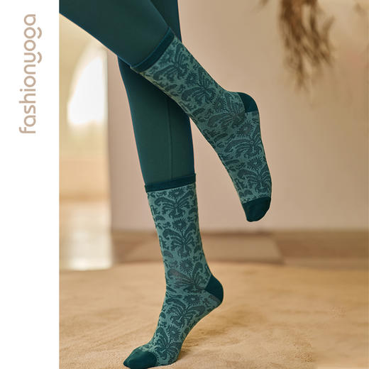 FW040舒适提花棉袜 商品图12